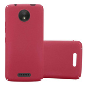Cadorabo Cadorabo Case, združljiv z Motorolo v Frosty Red - Hard Case zaščitni pokrov v zmrznjenem videzu proti praskam in udarcem, (20564099)