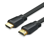 HDMI FLAT CABLE, UGREEN ED015, 4K, 5M (BLACK)