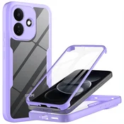 Hibridni Full body ovitek Techsuit ColorVerse 360 za Xiaomi Redmi Note 17 Pro 5G - purple