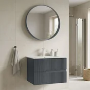 HANAH HOME Kupatilski ormarić sa umivaonikom i ogledalom (2 komada) Moonlight 70 v2 385
