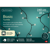 LUMINEO Lampice za jelku sa 240 LED dioda toplo belih 1800cm