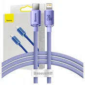shumee Kabel za hitro polnjenje in prenos podatkov USB-C Iphone Lightning 20W 1.2m vijoličen