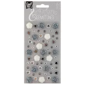Craft Sensation Kreativa Stikeri Cvece - Silver - 52057