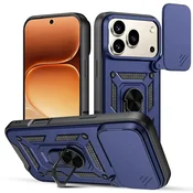 GS Oklepni ovitek za Honor 600 Pro, CamShield Slide, moder