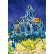 BlueBird - Puzzle Vincent Van Gogh - The Church in Auvers-sur-Oise - 1 000 kosov