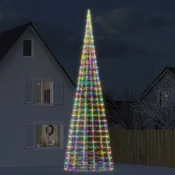 LED božicno drvce 3000 LED šarenih 800 cm