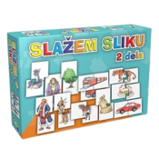 PIKOM Edukativna igracka Slažem sliku, 2 dela