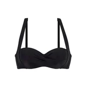 LASCANA Bikini zgornji del črna
