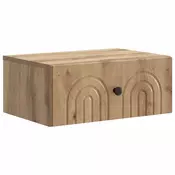 vidaXL Stenski nočni omarici Artisan hrast 49 x 34,5 x 20 cm