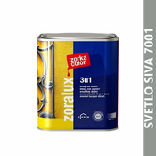 ZORKA COLOR emajl za metal 3u1 0.75 l s. siva