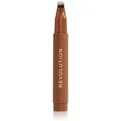 Makeup Revolution Instant Brow Hair tuš za obrve nijansa Warm Brown 1.8 ml