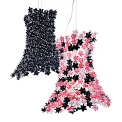 Kartell Bloom LED viseča svetilka G9 podolgovata, črna - Dnevna soba/jedilnica - Dizajn - Plastika
