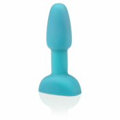 B-Vibe Rimming vibrirajoč analni čep z daljinskim vodenjem, moder