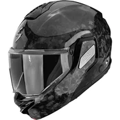 Scorpion EXO-TECH II Onyx Carbon preklopna motociklisticka kaciga crna
