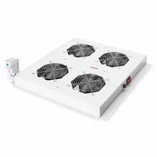 Digitus hladilna enota 4x ventilator s termostatom siva DN-19 FAN-4-N