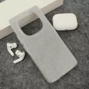 Maska Crystal Dust za Xiaomi Redmi Note 15 Pro Plus (EU) srebrna