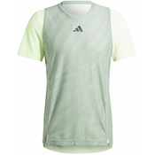 Muška majica Adidas Tennis T-Shirt Pro Layering - silver green/green spark