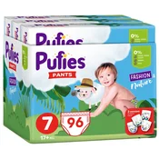 Pelene gace Pufies Fashion & Nature - Velicina 7, 96 komada, 17+ kg, Maxi pack 3