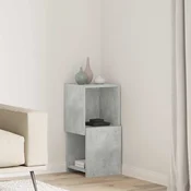 Kutni ormaric Betonski sivi 30,5x30x65cm Konstruirano drvo