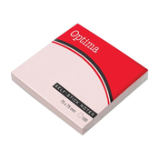 Optima - Samoljepljivi listici u bloku Optima, 75 x 75, 100 listova, pastelno ružicasta
