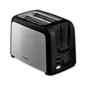 Heinner HTP-700BKSS - Opekač z dvema režama 700W/230V črna/matni krom