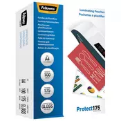 Folija za plastificiranje 175my A4 sjajna pk100 Fellowes