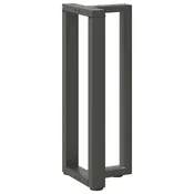 Noge za konzolni stol T-oblika 2 kom antracit 25x28x(72-73) cm celik