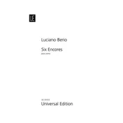 BERIO:SIX ENCORES POUR PIANO