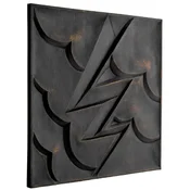 Casa Padrino luxury wall relief bronze 100 x 4.5 x H. 100 cm - Square mural - Living room decoration - Hotel decoration - Wall decoration - Decorative accessories - Luxury quality