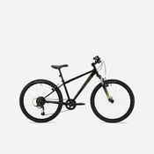 ROCKRIDER Črno gorsko kolo EXPL 500 za otroke (24-palčno, od 9 do 12 let) 24