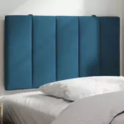 Vidaxl vidaXL Vzglavnik za posteljo, moder, 80 cm, žamet