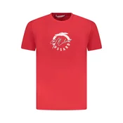 TRUSSARDI MEN'S SHORT SLEEVE T-SHIRT RED