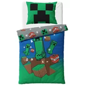 Otroška posteljnina Minecraft Creeper Explode ,140 x 200 cm, 70 x 90 cm