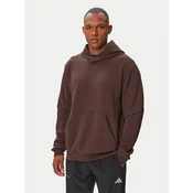 adidas Majica dugih rukava D4T Workout KA7237 Smeda Regular Fit