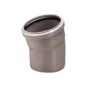 Wavin Sanitarni koleno PVC-HT 110/22, za notranjo kanalizacijo, pepelnate barve