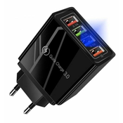 Kraft&Dele 4x USB 3.0 hitri polnilec 220V z LED 3.1A