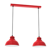 Luster na sajli SVEN 2xE27/15W/230V crveni