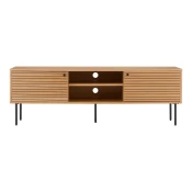 TV omarica v hrastovem dekorju v naravni barvi 40x50x150 cm Kyoto – House Nordic