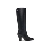 Tommy Hilfiger Zimski škornji Clean Tubular Knee Boot FW0FW09584 Črna