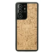 shumee Lesen ovitek za Samsung Galaxy S21 Ultra Azteški koledar Aniegre