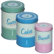 Spektra Metalne kutije za cuvanje hrane Set cakes 03040 73, 3 komada, Šarene