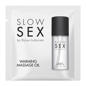 Bijoux Indiscrets Slow Sex Warming Massage Oil Sachette 2ml