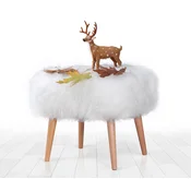 Atelier del Sofa Tabure 50x45x42cm, Belo