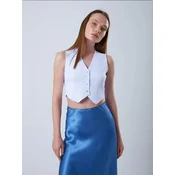 MixRay Top Strickoberteile nebeško modra