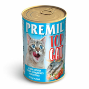 PREMIL Vlažna hrana za macke Top Cat riba 415g