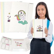 STARPAK Catcorn LAMINIRANA šolska mapa A4 z elastičnim trakom, UČNI PRIPOMOČKI: tablice za množenje STARPAK