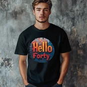 Camiseta Majica sa štampanim printom Cam 904, Muška, Crna