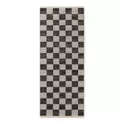 Črn/kremno bel obojestranski/ročno tkan tekač iz mešanice jute 80x200 cm Rex – Hanse Home