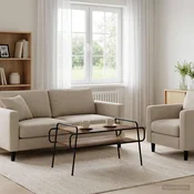 vidaXL Klubska miza Star les 100 x 50 x 51 cm Inženirski les