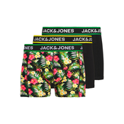 JACK & JONES Bokserice, zelena / roza / crna / bijela